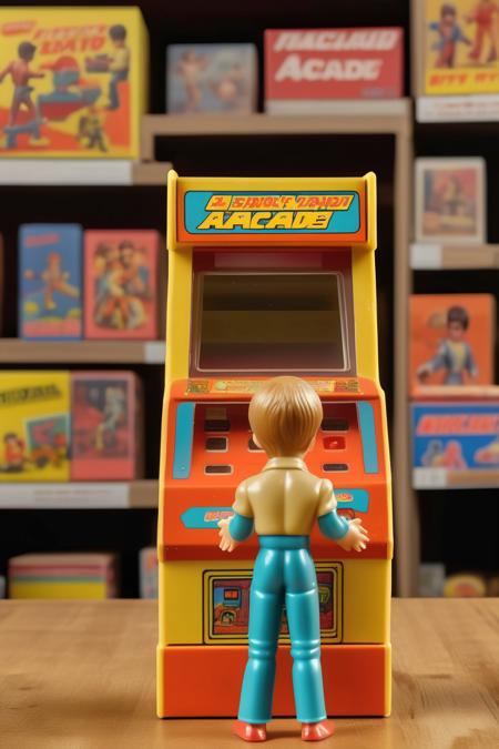1987 Action Figure Playset Packaging SD XL Stable Diffusion
